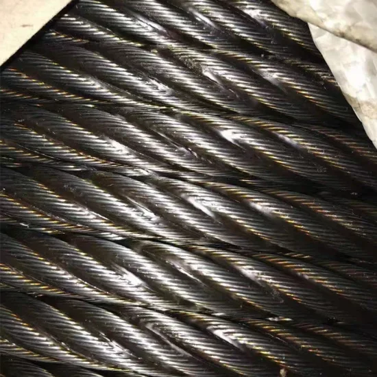 Cuerda de alambre de acero inoxidable galvanizado de 4 mm a bajo precio de fábrica de China 7X19